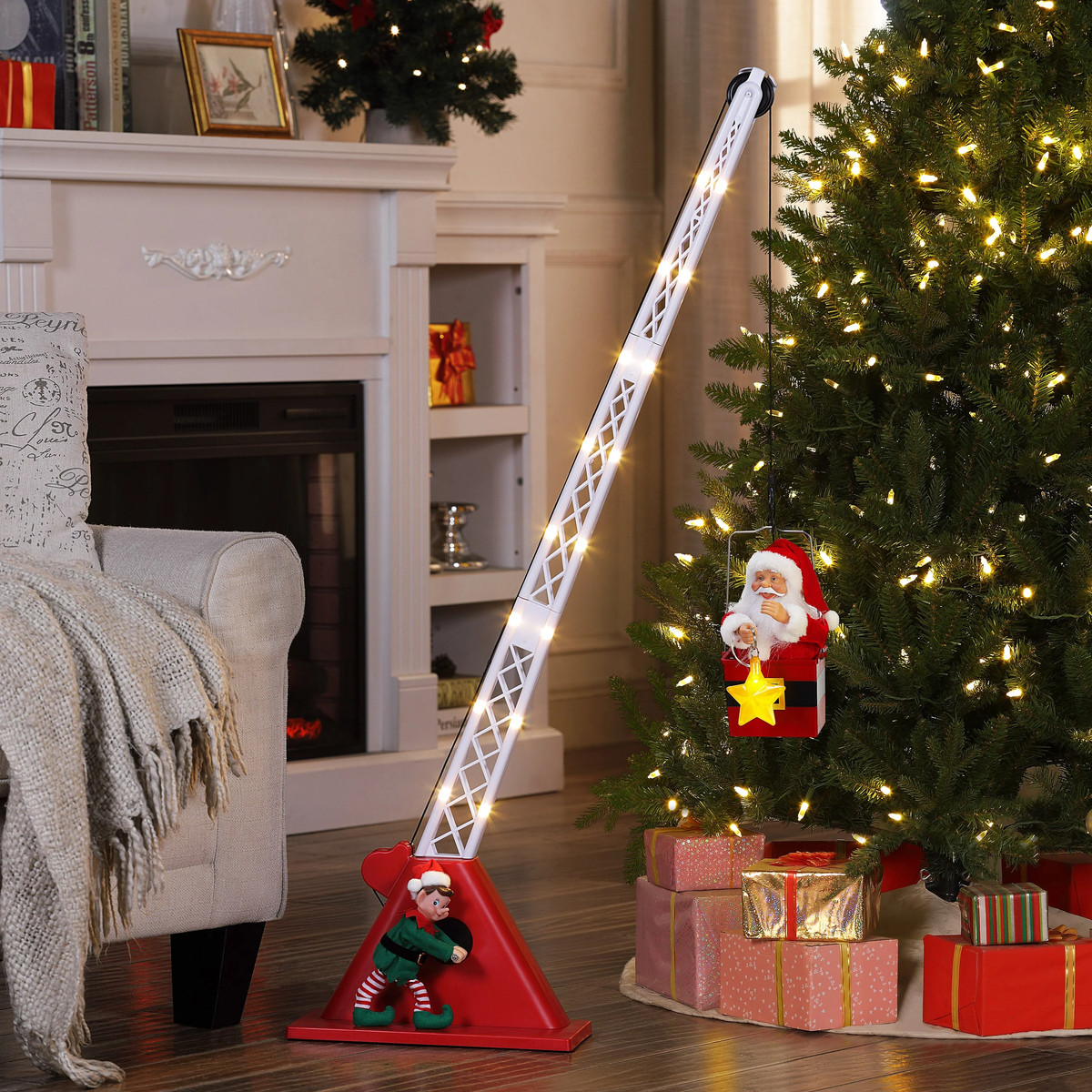 Santa's Christmas Crane