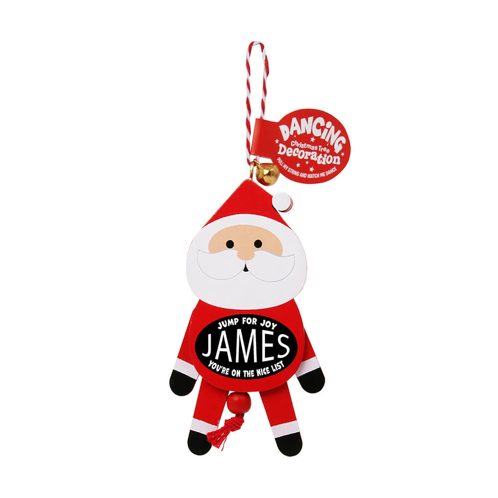 Dancing Wooden Ornament (E - J) -