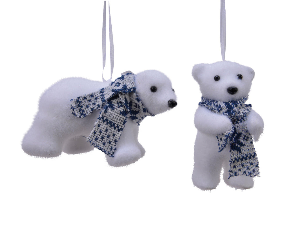 Frosty Polar Bear Ornament -