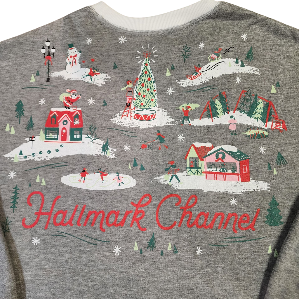 Comfy Cozy Oversized Hallmark Channel Sweatshirt -