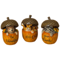 5-Inch Resin Harvest Forest Critter in Acorn -