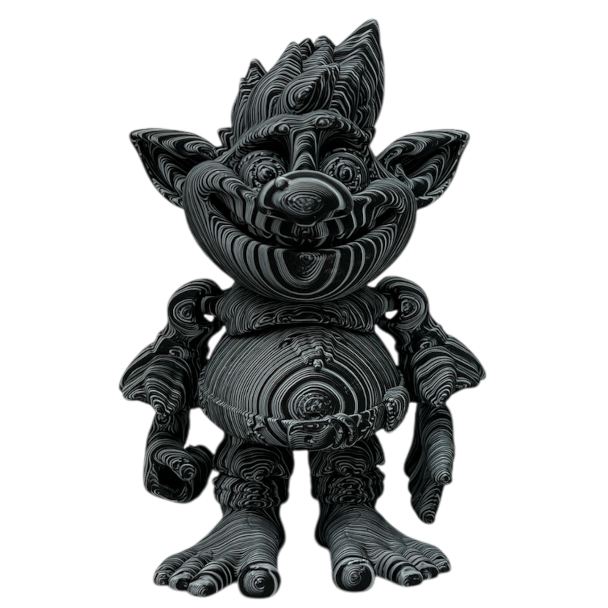 Troublesome Troll  - Black and White