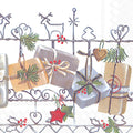 Christmas Trellis Cocktail Napkin