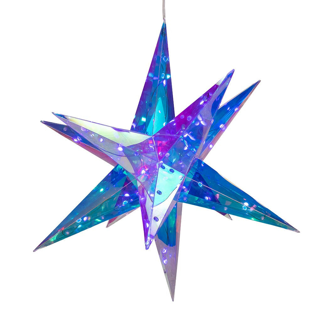 Magical Iridescence 19 inch Holographic Starburst