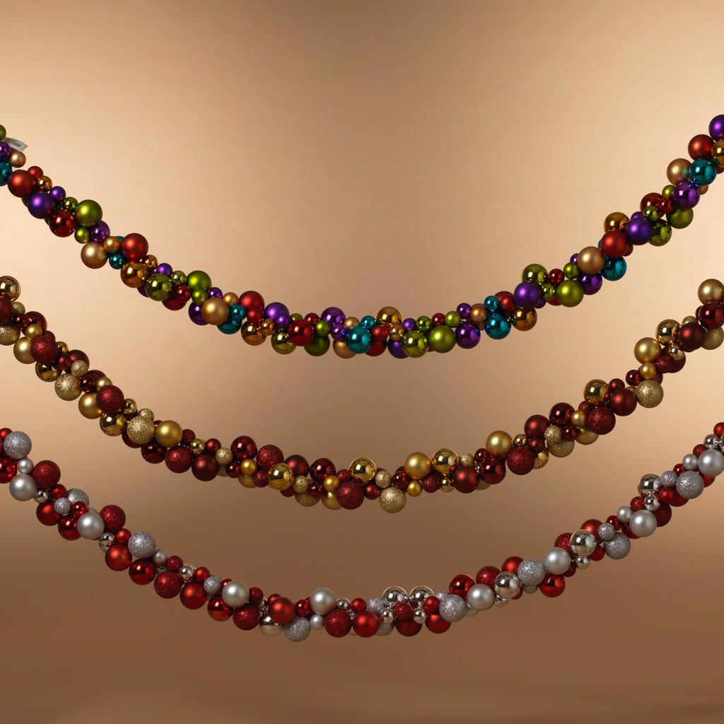 Shatterproof Ornament 58" Garland -