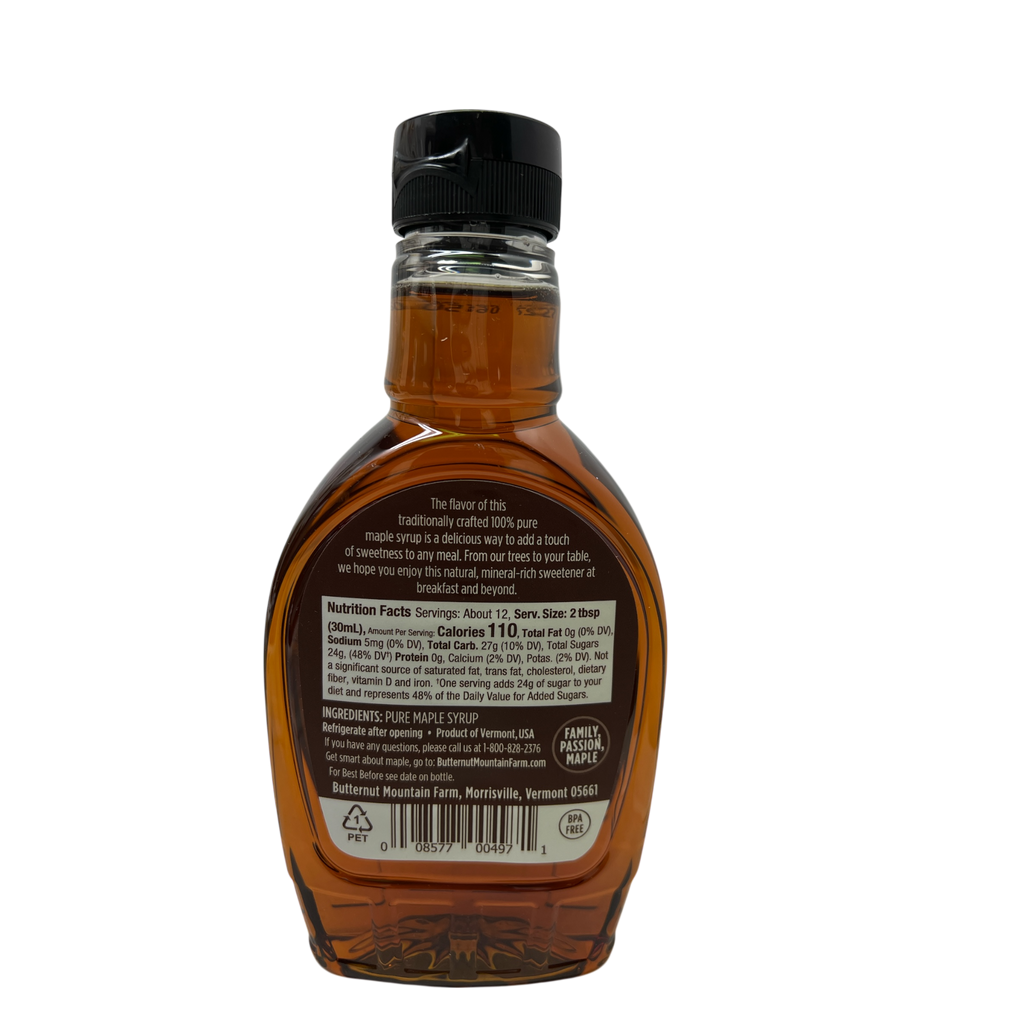 Vermont Maple Syrup Amber Rich Squeeze Bottle - 12 oz