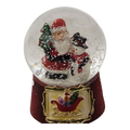 Charming Santa and Snowman 45mm Water Globe