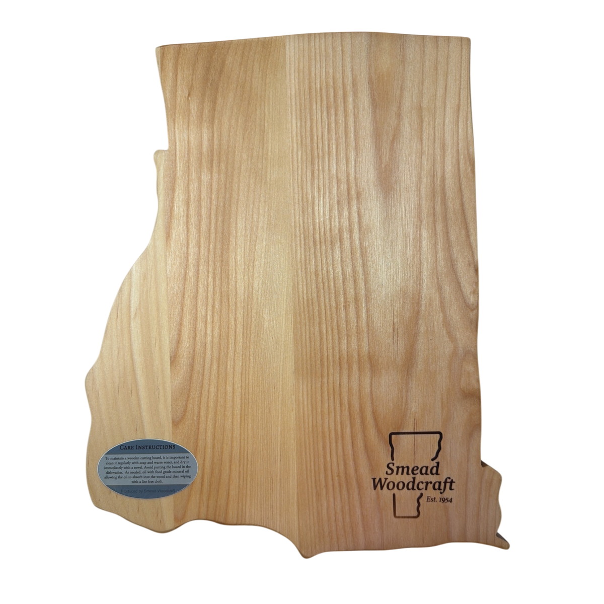 Vermont Artisan  Shape Of Rhode Island  Cutting Board