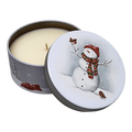 Snowman Sugar Cookie Candle - Warm Holiday Fragrance