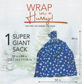 GIANT Gift Bag - Blue Snowflakes