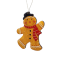 Gingerbread Man Ornament in Tophat