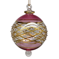 Crossed Lattice Stipple Ball - Pink