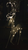 36 inch Acrylic Deer White