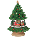 Musical Christmas Tree with Rotating Santa Train – 14 Inch
