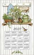 2027 Linen Calendar Towel - Fresh Herbs