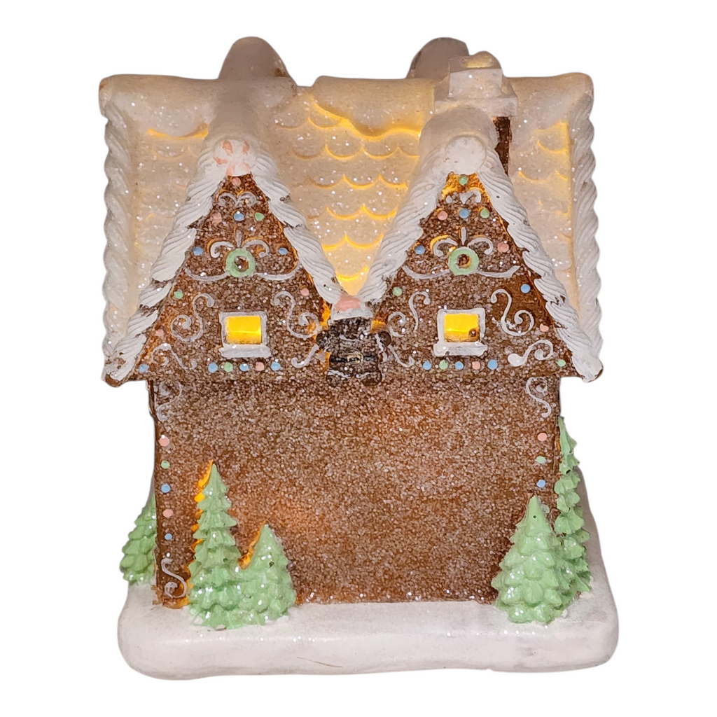 Lighted Gingerbread House - Bakery