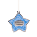 Baby’s First Christmas Ornament – Blue Star Keepsake