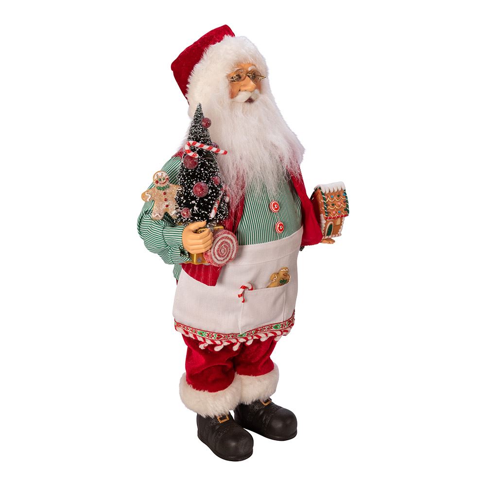 KSA Kringles Santa With Gingerbread House