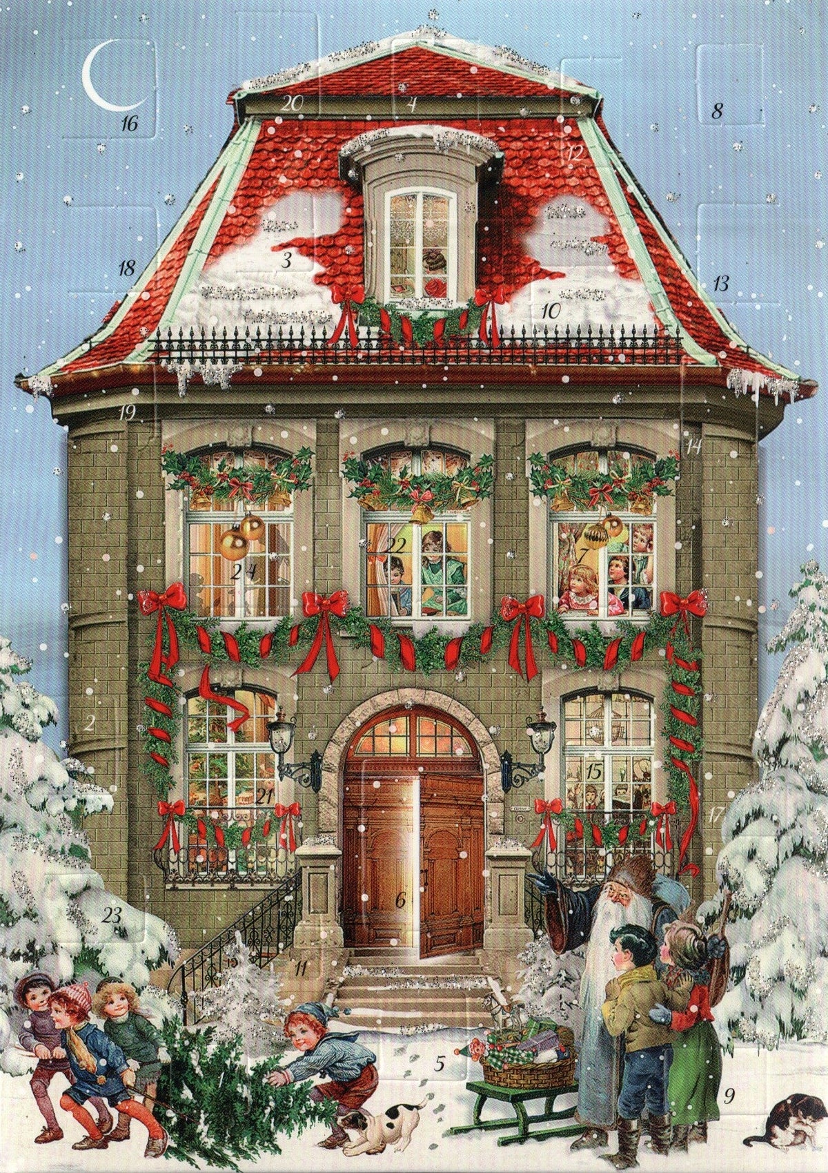 Victorian Christmas Houses Advent Calendar - Olive House