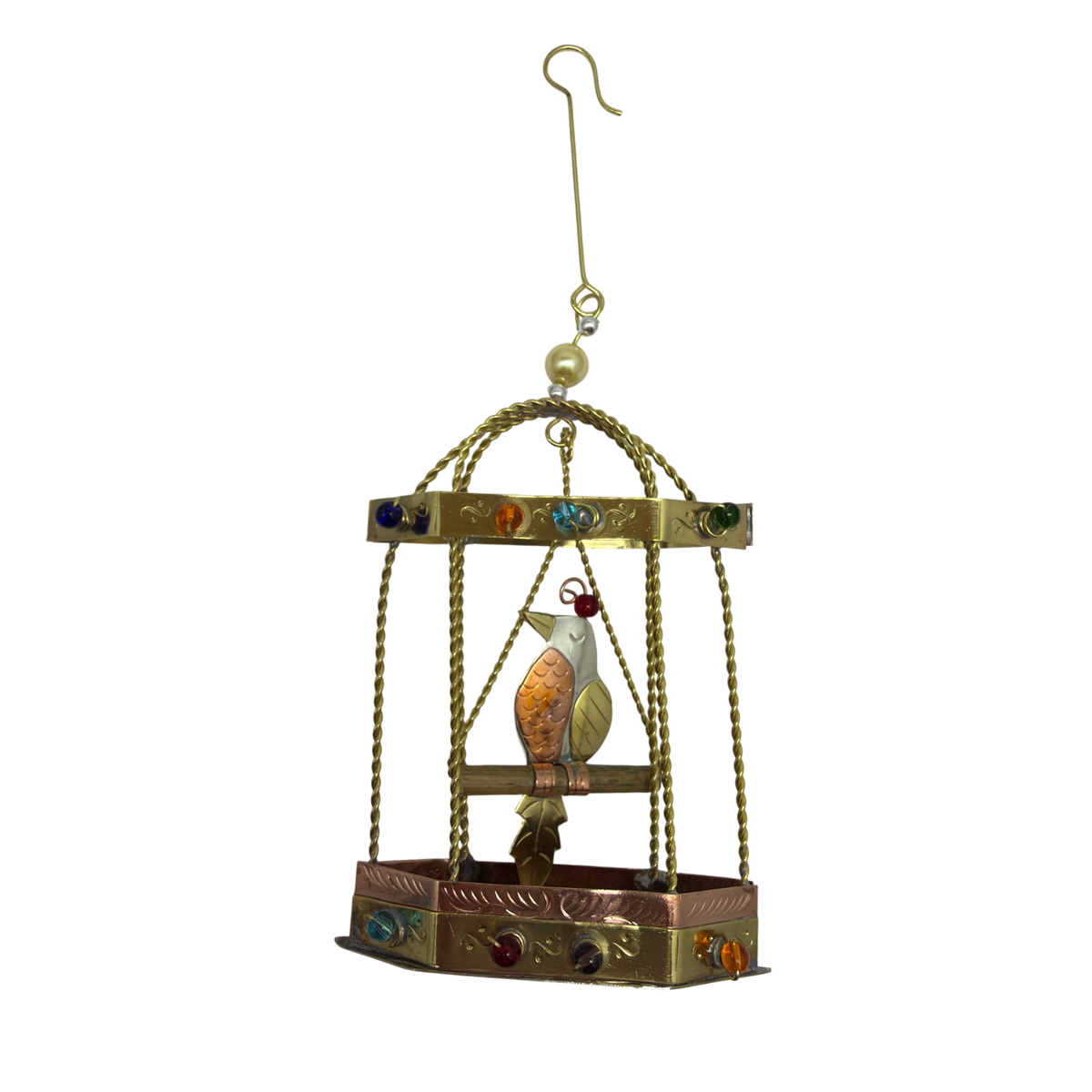 Antique Bird Cage Ornament