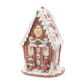 Whimsical Lighted Gingerbread Cottage