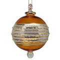 Ring Etched Stipple Ball - Gold