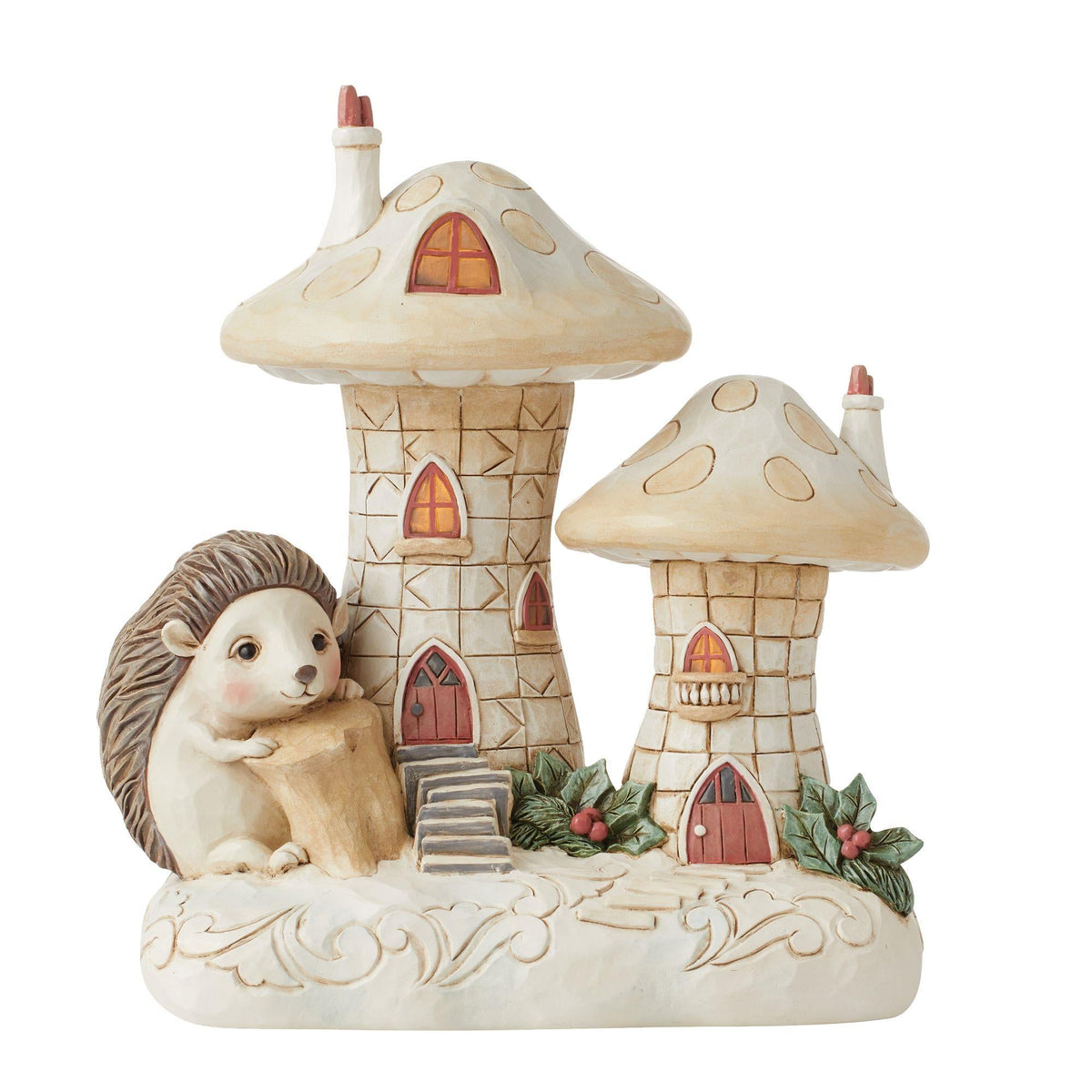 Woodland Lighted Mushroom House