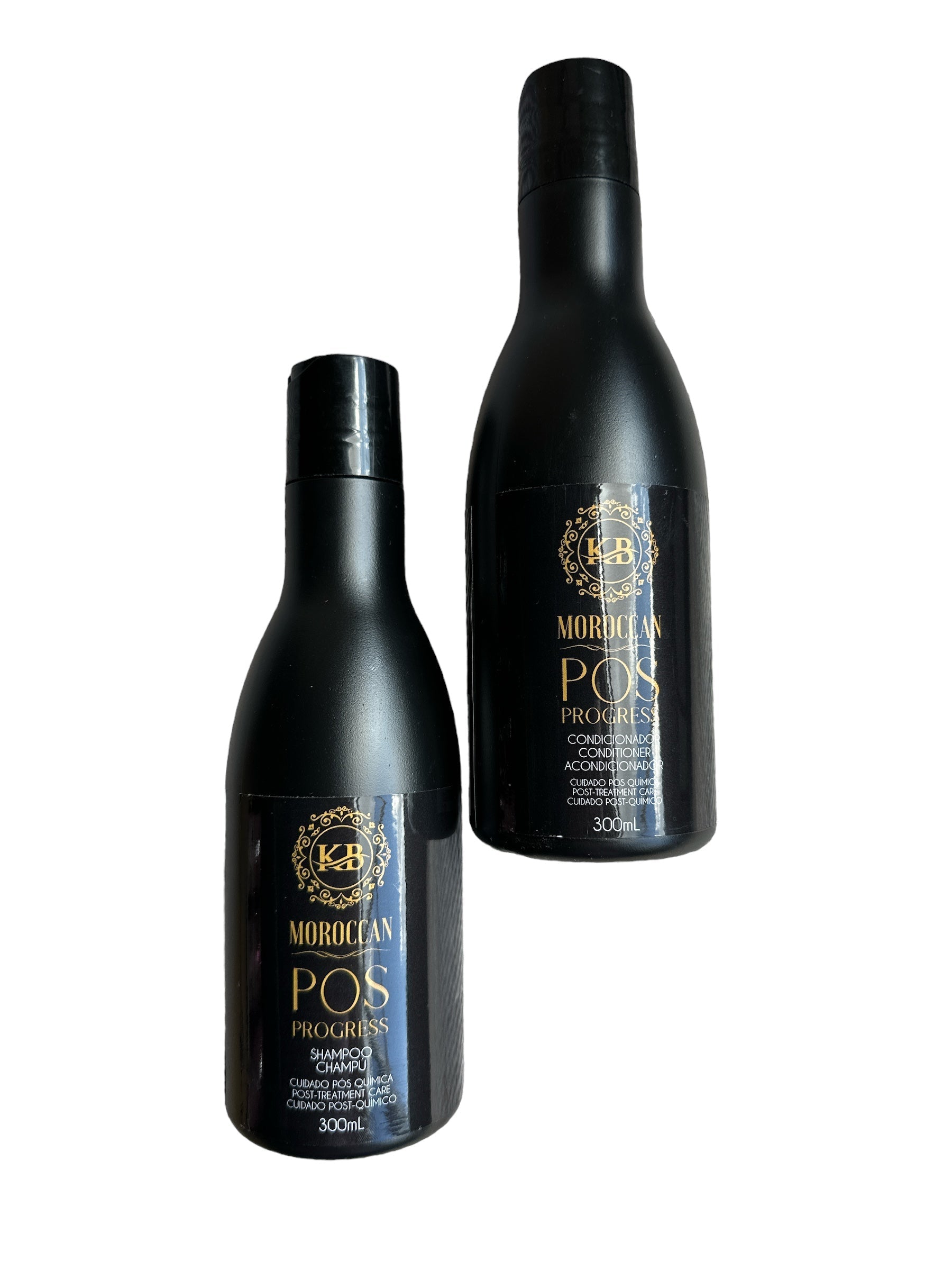 KB Moroccan Pos Progress Kit Nourishing Shampoo & Conditioner for Damaged Hair 300ml 10.1floz