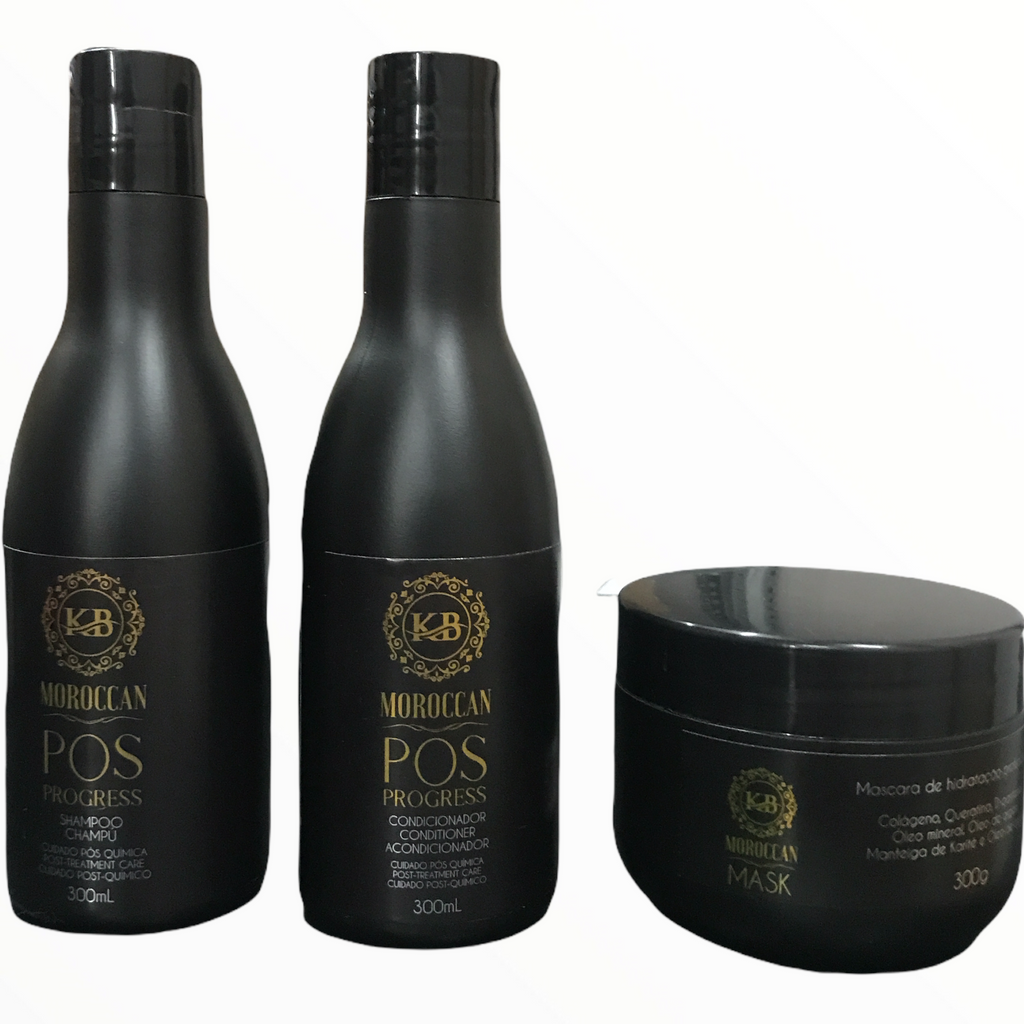 KB MOROCCAN HAIR SMOOTHING TREATMENT HOME HAIR CARE KIT