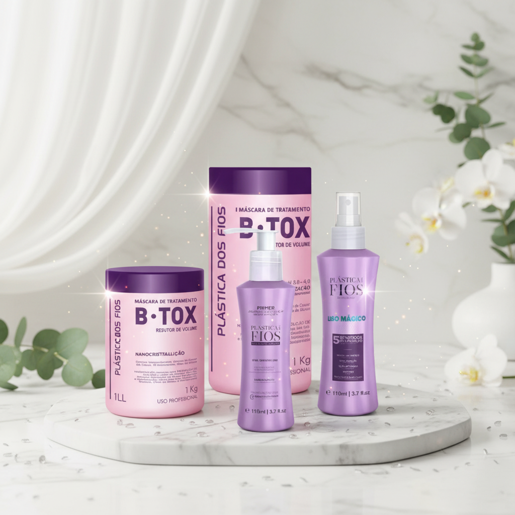Plastica dos Fios Ultimate Keratin Collection A Complete Hair Transformation System