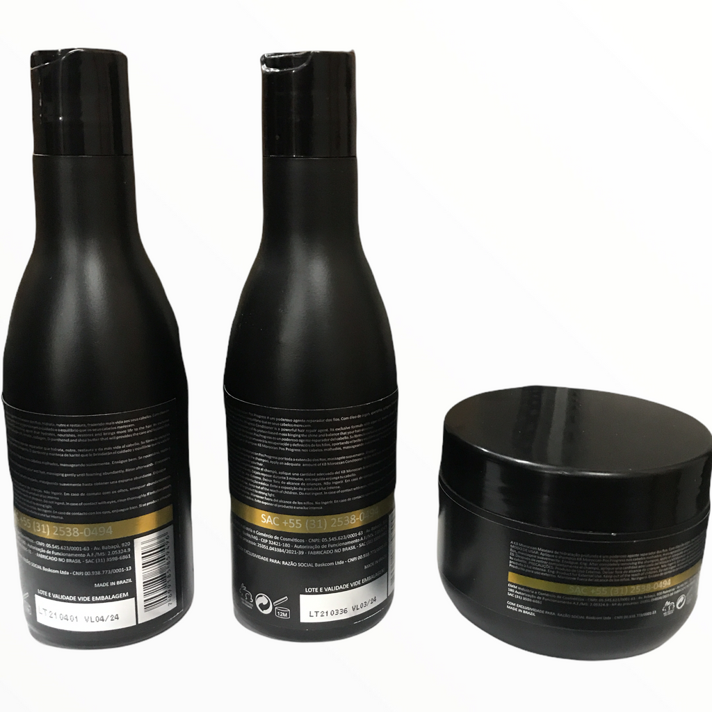 KB MOROCCAN HAIR SMOOTHING TREATMENT HOME HAIR CARE KIT