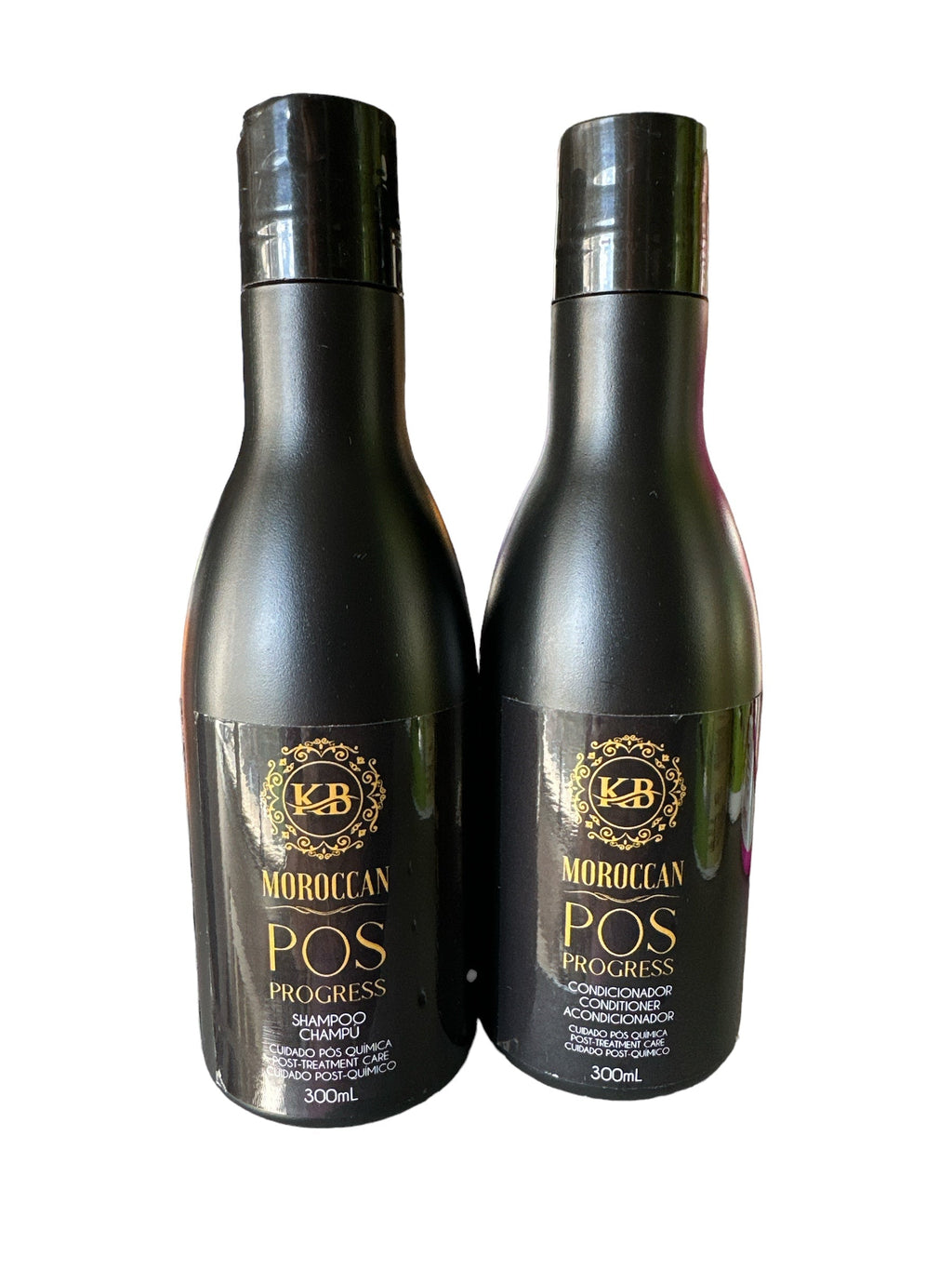 KB Moroccan Pos Progress Kit Nourishing Shampoo & Conditioner for Damaged Hair 300ml 10.1floz