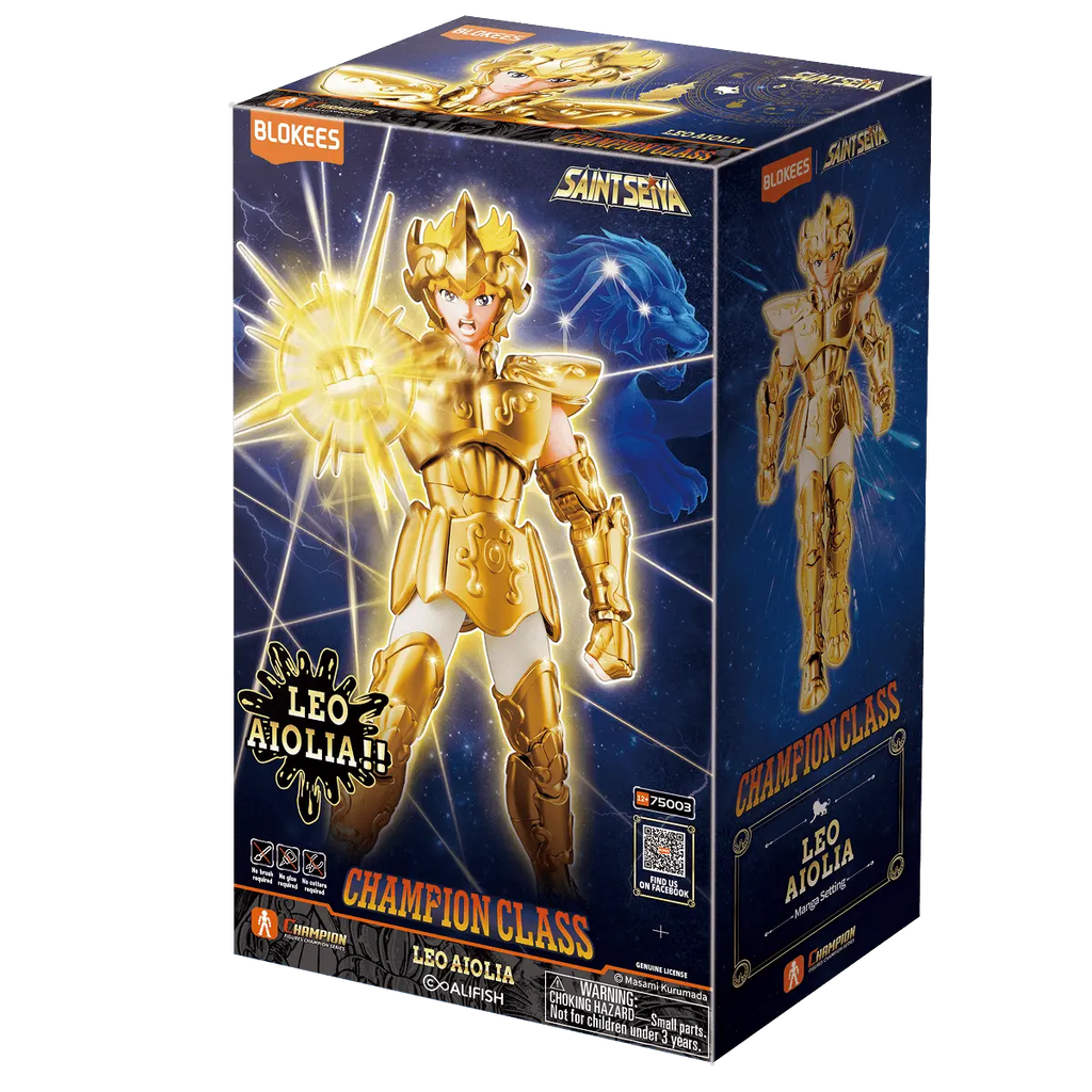 Blokees Saint Seiya Leo Aiolia Champion Class Action Figure