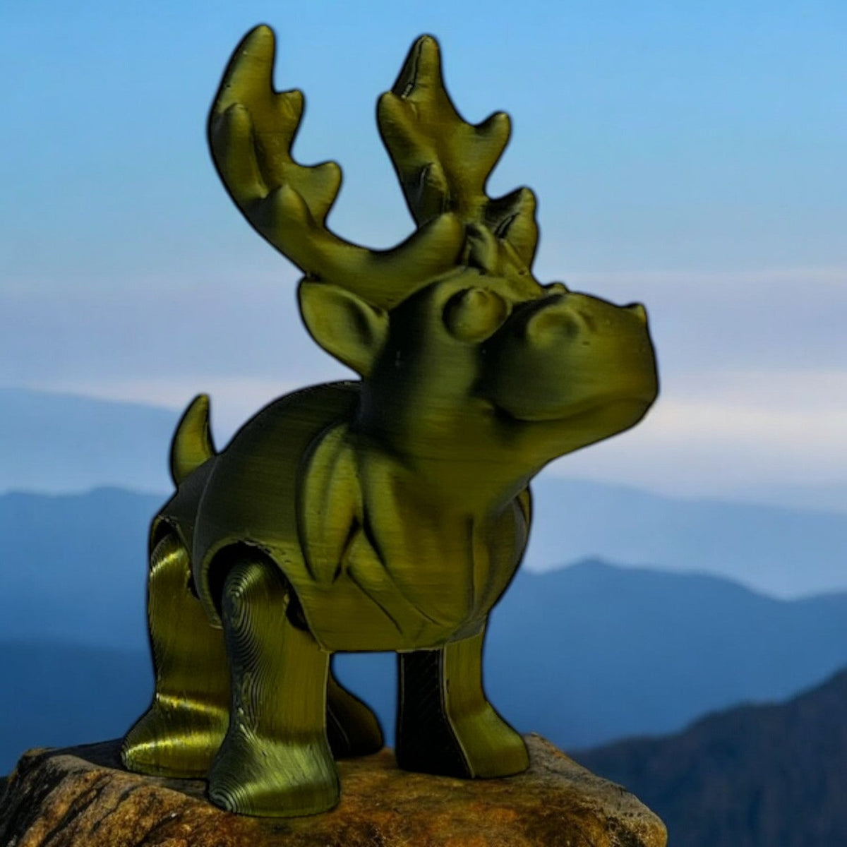 Bruce The Moose - Metallic Gold  Color