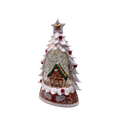 Lighted Gingerbread House Water Globe