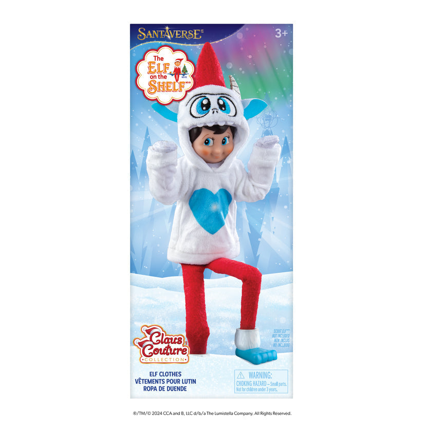 Claus Couture Collection Yeti Hoodie Set
