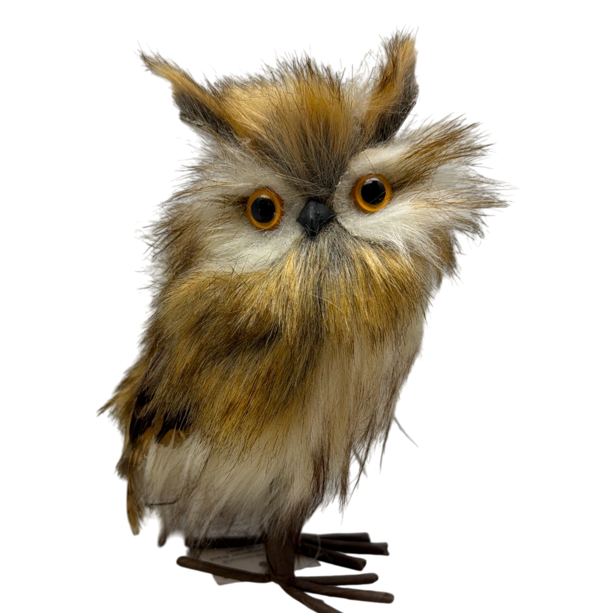 Handcrafted Owl Figurine - Ears Up