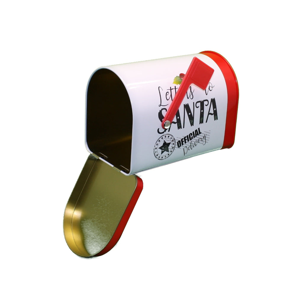 Mailbox Gift Tin - White