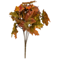 11-Inch Autumn Maple Leaf Bush