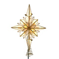 Glistening LED Capiz Bethlehem Star Treetop