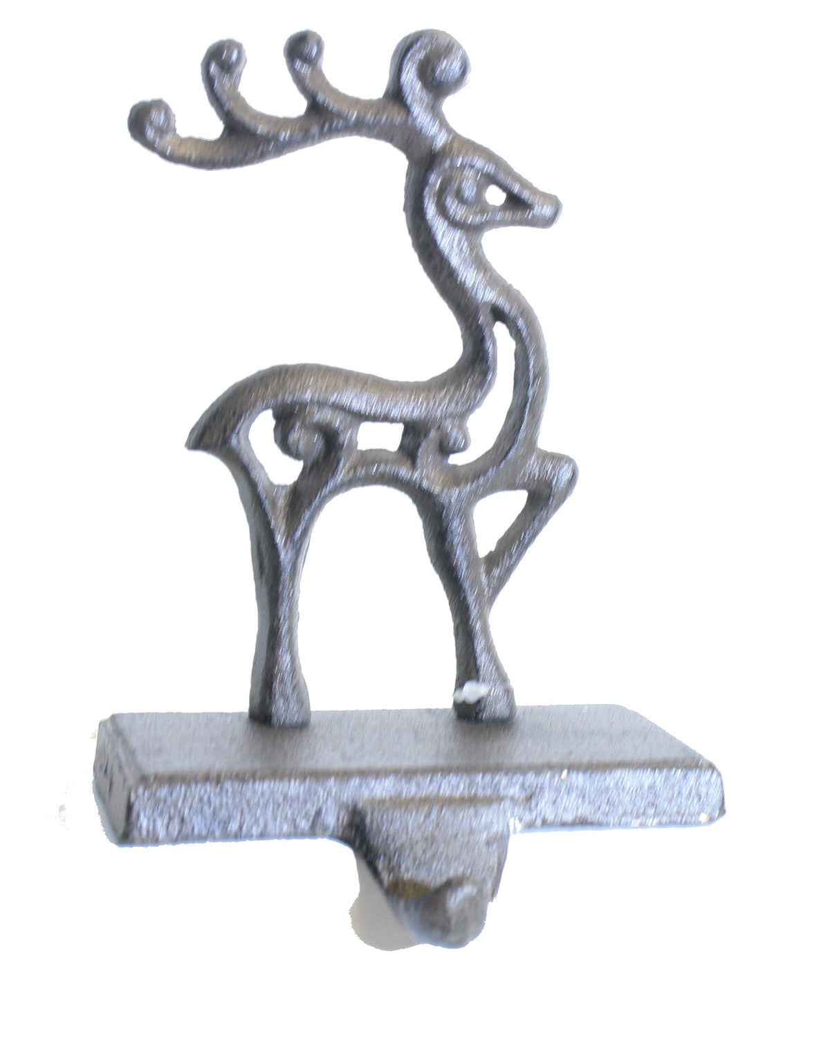 Metal Reindeer Stocking Holder - Standing Right