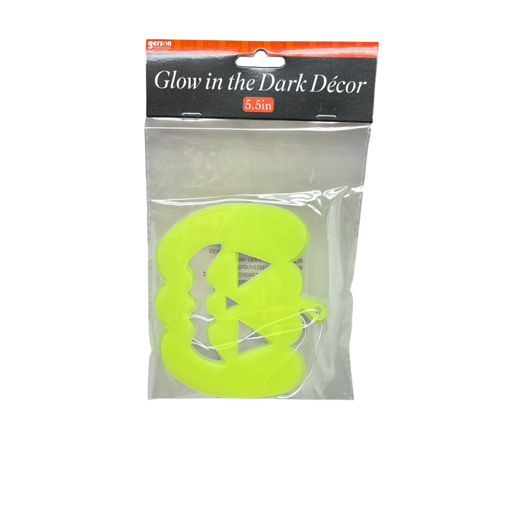 Glow In The Dark Halloween Hanging Pumpkin - Set of 3