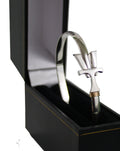 Vermont   Hook Bracelet Silver - 5mm Band - 8.5 Inch