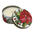 Poinsettia Pine Candle - Enchanting Holiday Atmosphere