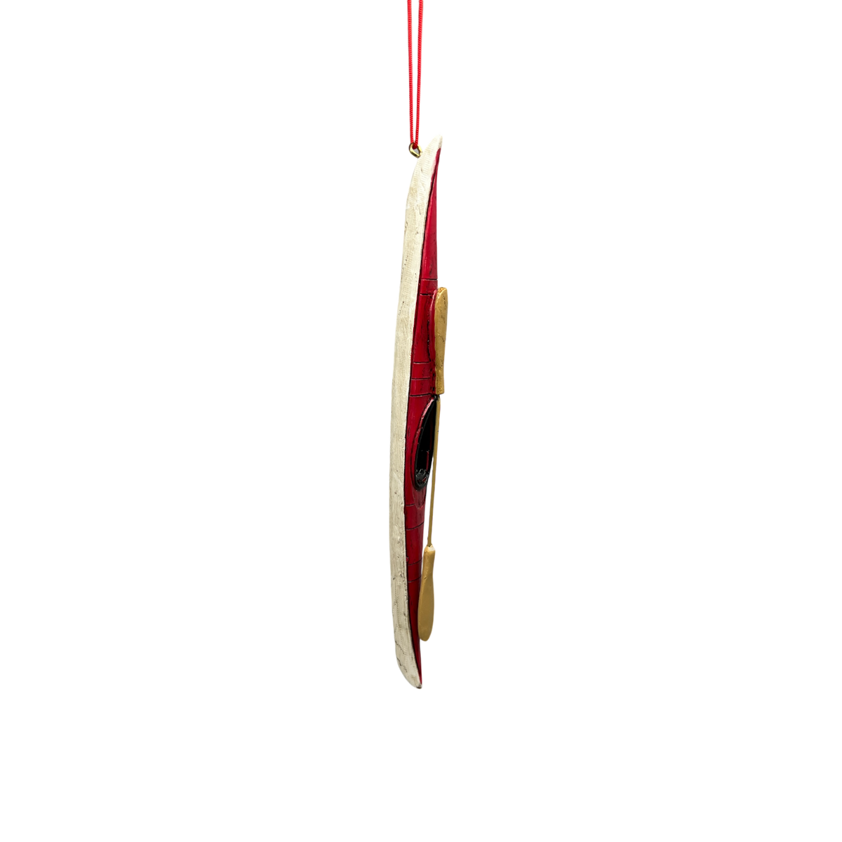 Kayak Ornament - Red