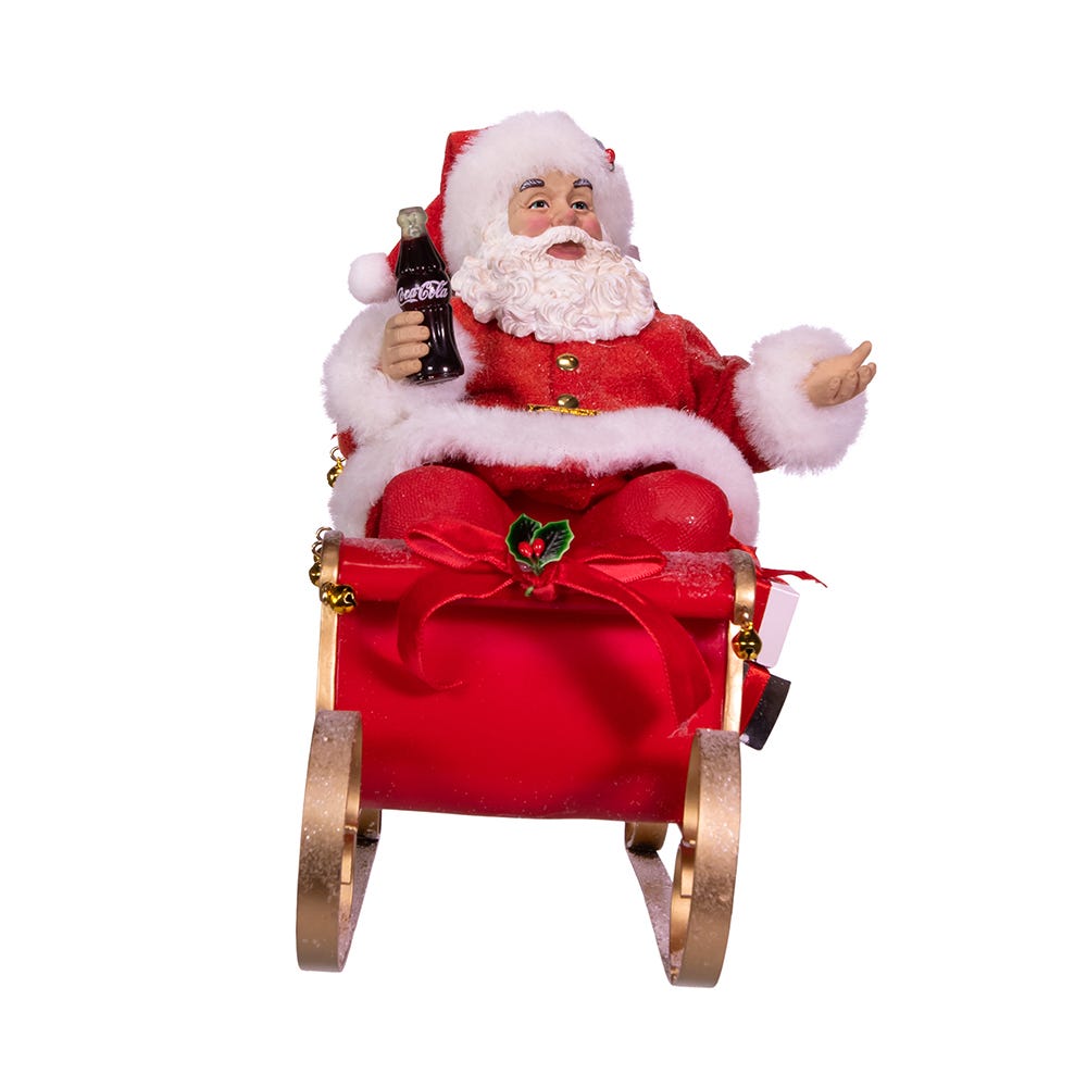 Coca-Cola Santa In Sleigh