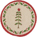 Feather Tree Printed Braided Trivet
