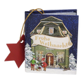 Popup Mini Book German Ornament - Frohes Weihnacht Cityscape