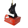Scottie with Bone Ornament