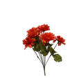 12.5 inch Faux Burnt Harvest Copper Gerbera Bush